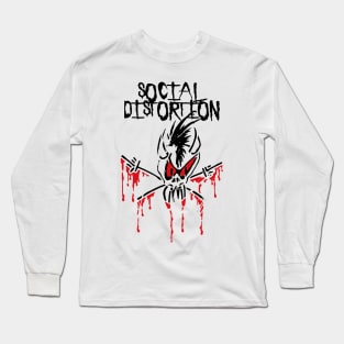 headbang social distortion Long Sleeve T-Shirt